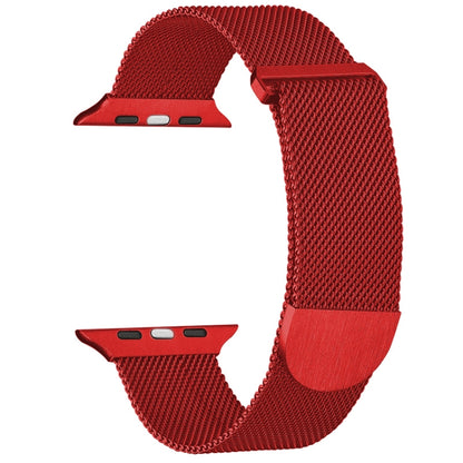 For Apple Watch Ultra 49mm Milanese Metal Magnetic Watch Band(Red) by bashfashion