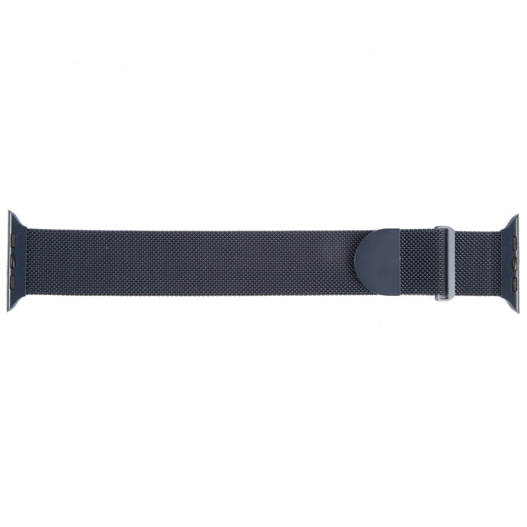 For Apple Watch Ultra 49mm Milanese Metal Magnetic Watch Band(Midnight Blue) by bashfashion
