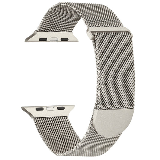 For Apple Watch Ultra 49mm Milanese Metal Magnetic Watch Band(Starlight) by bashfashion