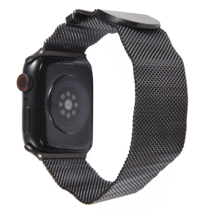 For Apple Watch Ultra 49mm Milanese Metal Magnetic Watch Band(Black) by bashfashion