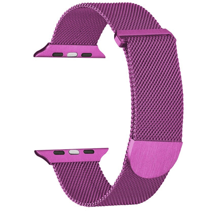 For Apple Watch Ultra 49mm Milanese Metal Magnetic Watch Band(Purple) by bashfashion