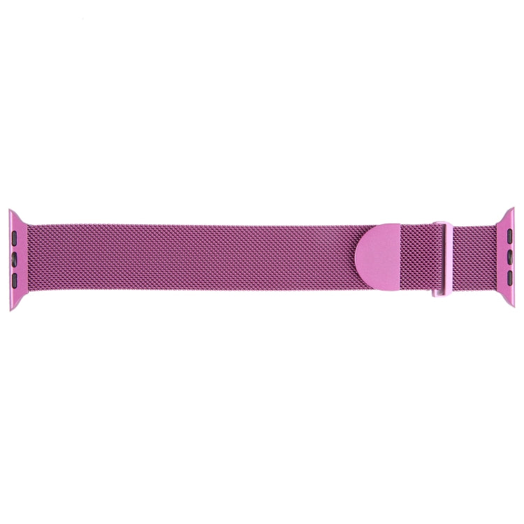 For Apple Watch Ultra 49mm Milanese Metal Magnetic Watch Band(Purple) by bashfashion