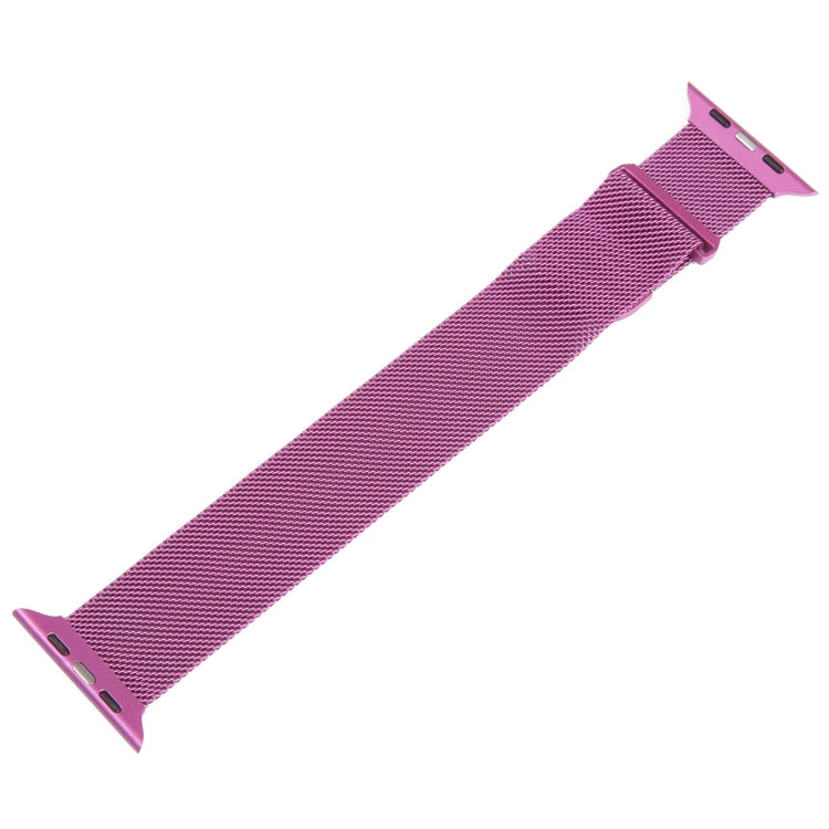 For Apple Watch Ultra 49mm Milanese Metal Magnetic Watch Band(Purple) by bashfashion