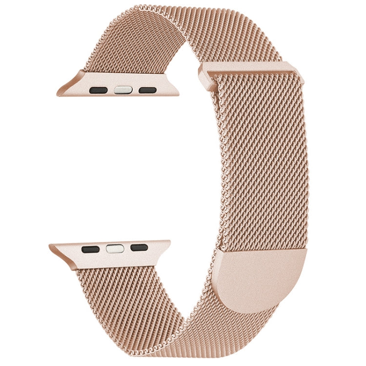 For Apple Watch Ultra 49mm Milanese Metal Magnetic Watch Band(Retro Gold) by bashfashion