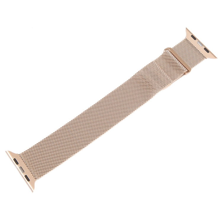 For Apple Watch Ultra 49mm Milanese Metal Magnetic Watch Band(Retro Gold) by bashfashion