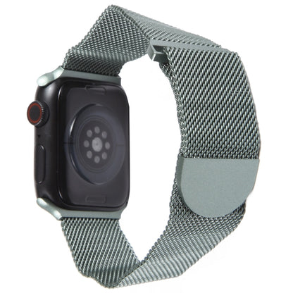For Apple Watch Ultra 49mm Milanese Metal Magnetic Watch Band(Pine Green) by bashfashion
