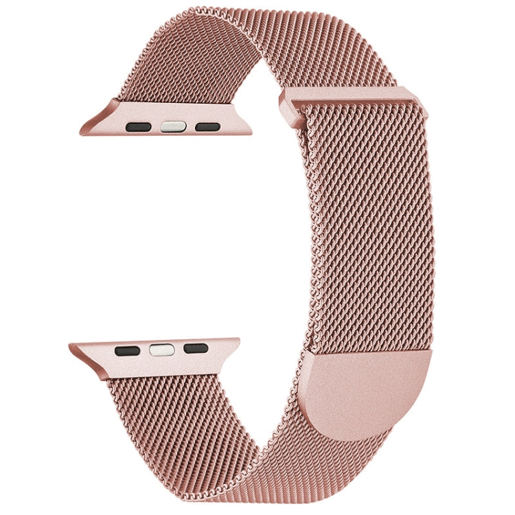For Apple Watch Ultra 49mm Milanese Metal Magnetic Watch Band(Pink) by bashfashion