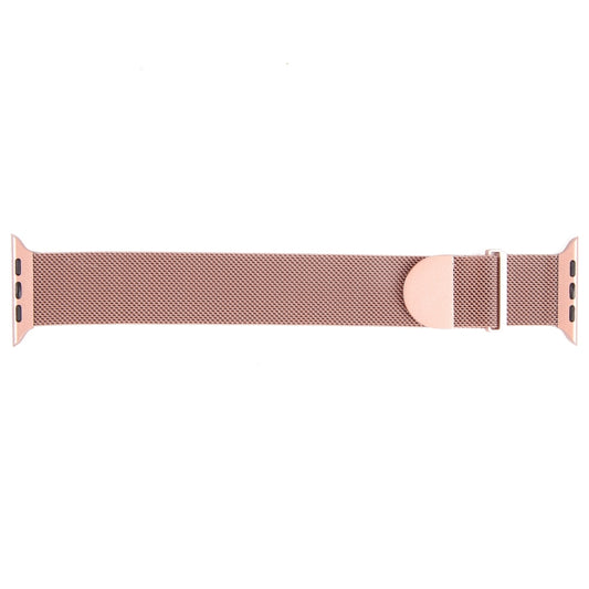 For Apple Watch Ultra 49mm Milanese Metal Magnetic Watch Band(Pink) by bashfashion