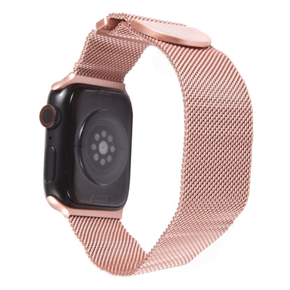 For Apple Watch Ultra 49mm Milanese Metal Magnetic Watch Band(Pink) by bashfashion