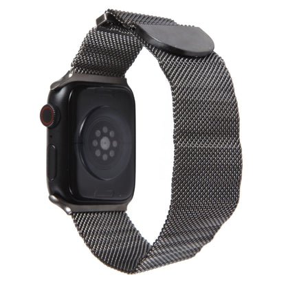 For Apple Watch Ultra 2 49mm Milanese Metal Magnetic Watch Band(Gunmetal) by bashfashion