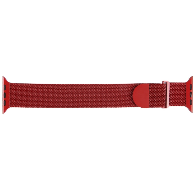 For Apple Watch Ultra 2 49mm Milanese Metal Magnetic Watch Band(Red) by bashfashion