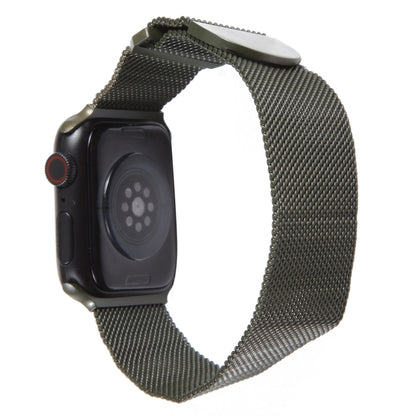 For Apple Watch Ultra 2 49mm Milanese Metal Magnetic Watch Band(Army Green) by bashfashion