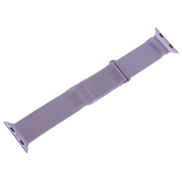 For Apple Watch Ultra 2 49mm Milanese Metal Magnetic Watch Band(Lavender Purple) by bashfashion