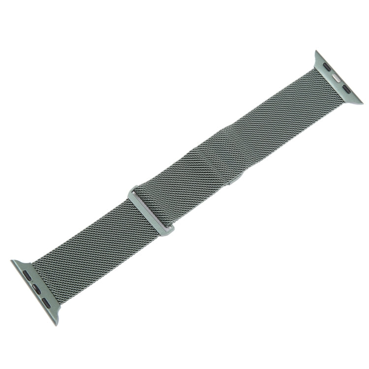 For Apple Watch Ultra 2 49mm Milanese Metal Magnetic Watch Band(Pine Green) by bashfashion