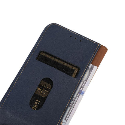 For iPhone 16e KHAZNEH Nappa Top Layer Cowhide Leather Phone Case(Blue) by bashfashion
