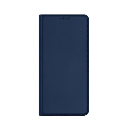 For iPhone 16e DUX DUCIS Skin Pro Series Flip Leather Phone Case(Blue) by DUX DUCIS