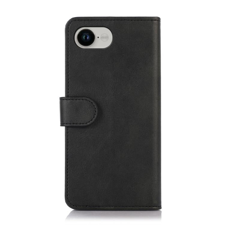 For iPhone 16e Cow Texture Leather Phone Case(Black) by bashfashion