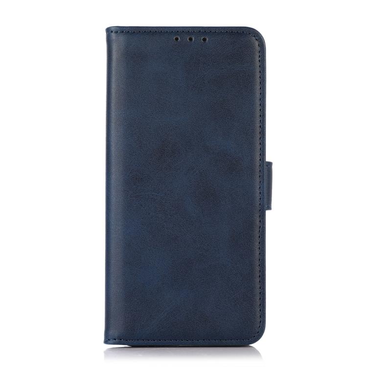 For iPhone 16e Cow Texture Leather Phone Case(Blue) by bashfashion