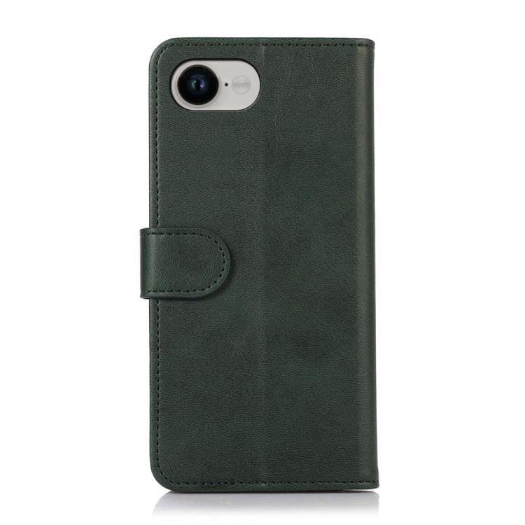 For iPhone 16e Cow Texture Leather Phone Case(Green) by bashfashion