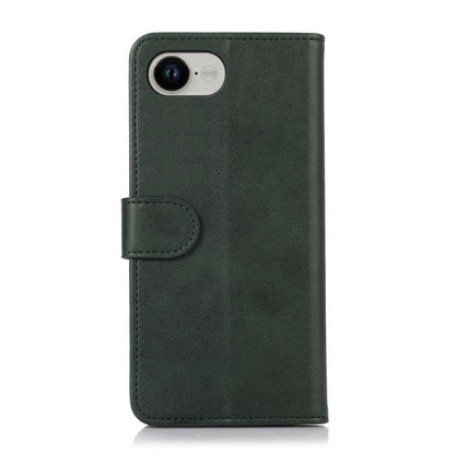 For iPhone 16e Cow Texture Leather Phone Case(Green) by bashfashion