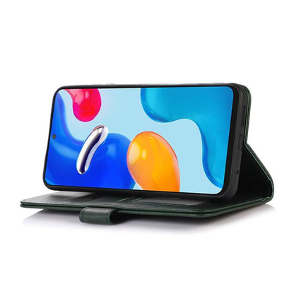 For iPhone 16e Cow Texture Leather Phone Case(Green) by bashfashion