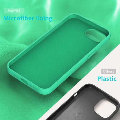 For iPhone 16e Solid Color Silicone Phone Case(Green) by bashfashion