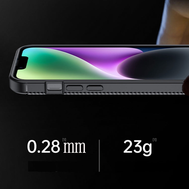 For iPhone SE 2024 Carbon Fiber Texture Shockproof TPU Phone Case(Black) by bashfashion