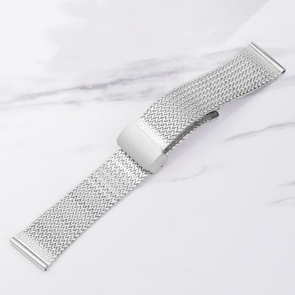 For Apple Watch Series 2 42mm Magnetic Buckle Herringbone Mesh Metal Watch Band(Rose Gold) by bashfashion