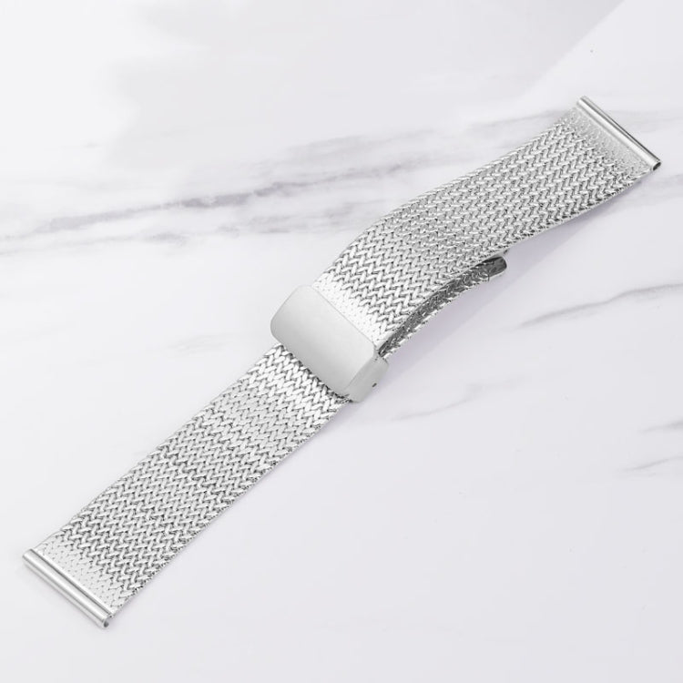 For Apple Watch Ultra 2 49mm Magnetic Buckle Herringbone Mesh Metal Watch Band(Gold) by bashfashion