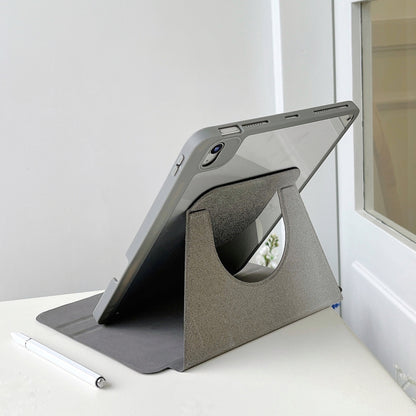 For iPad 2025 / 2022 Gradient Glitter Magnetic Split Leather Tablet Case(Pink) by bashfashion