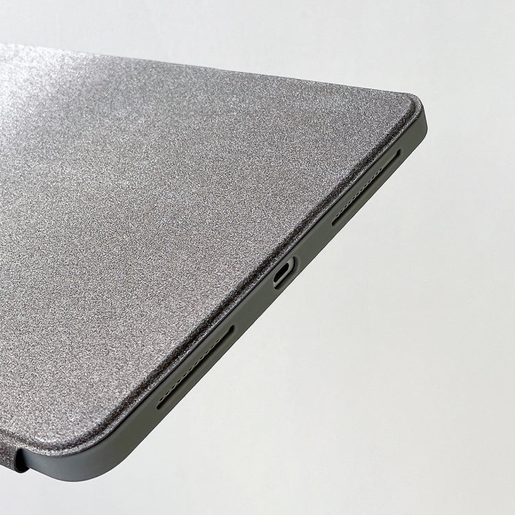 For iPad 2025 / 2022 Gradient Glitter Magnetic Split Leather Tablet Case(Pink) by bashfashion