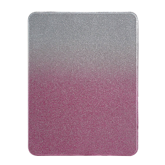 For iPad 10.2 2021 / 2020 / 10.5 Gradient Glitter Magnetic Split Leather Tablet Case(Rose Red) by bashfashion