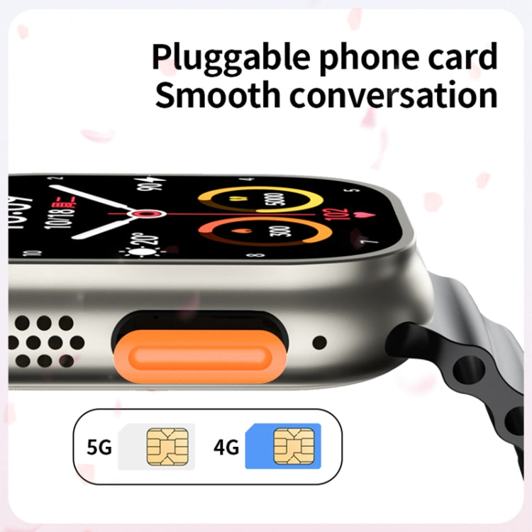 GS29 2.08 inch IP67 Waterproof 4G Android 9.0 Smart Watch Support AI Video Call / GPS, Specification:1G+16G(Black) by bashfashion