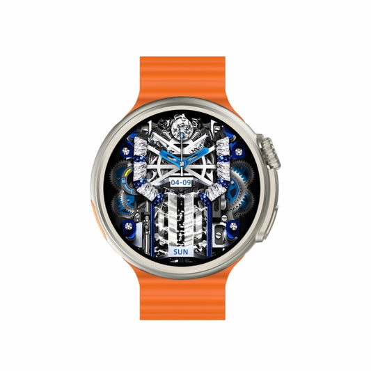 Z78 Ultra 1.52 inch Round Screen HD Smart Watch Supports Heart Rate/Blood Oxygen Monitoring(Orange) by bashfashion