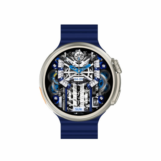 Z78 Ultra 1.52 inch Round Screen HD Smart Watch Supports Heart Rate/Blood Oxygen Monitoring(Blue) by bashfashion