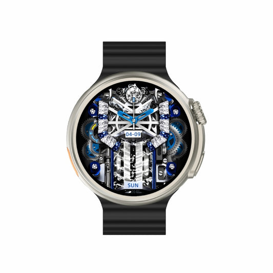 Z78 Ultra 1.52 inch Round Screen HD Smart Watch Supports Heart Rate/Blood Oxygen Monitoring(Black) by bashfashion