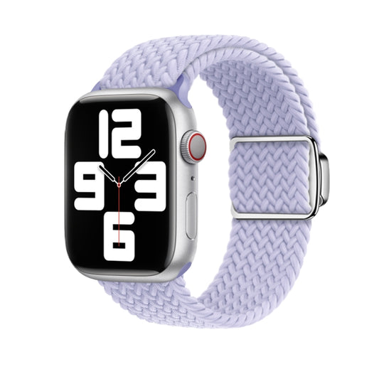 For Apple Watch Ultra 49mm Nylon Loop Magnetic Buckle Watch Band(Fog Purple) by bashfashion