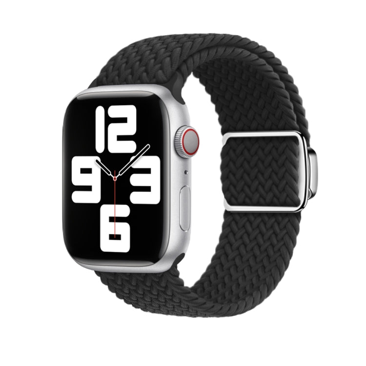 For Apple Watch Ultra 2 49mm Nylon Loop Magnetic Buckle Watch Band(Black) by bashfashion