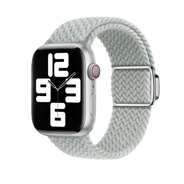 For Apple Watch Ultra 2 49mm Nylon Loop Magnetic Buckle Watch Band(Light Grey) by bashfashion