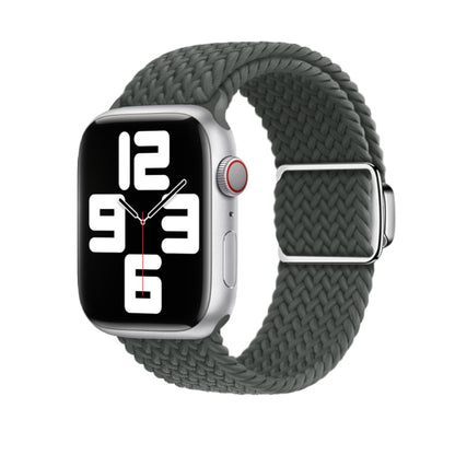 For Apple Watch Ultra 2 49mm Nylon Loop Magnetic Buckle Watch Band(Space Grey) by bashfashion