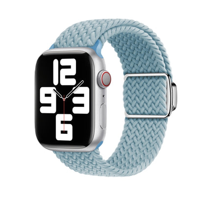 For Apple Watch Ultra 2 49mm Nylon Loop Magnetic Buckle Watch Band(Rock Blue) by bashfashion