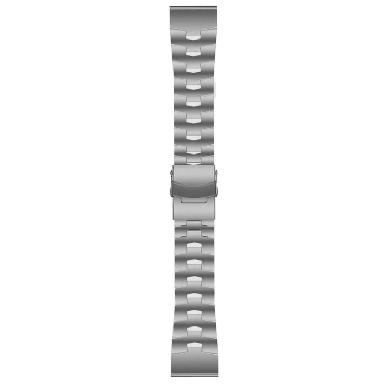 For Garmin Instinct 2X Solar Titanium Alloy Quick Release Watch Band(Titanium Gray) by bashfashion