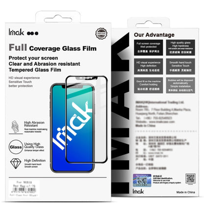 For iPhone 15 Pro Max imak 9H Surface Hardness Full Screen Tempered Glass Film Pro+ Series by imak