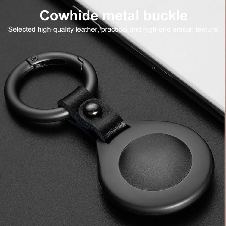 Anti-lost Tracker Positioning Alloy Protective Case For AirTag(White) by bashfashion