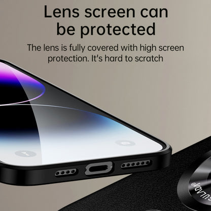 For iPhone 15 Plus SULADA Microfiber Leather MagSafe Magnetic Phone Case(Orange) by SULADA