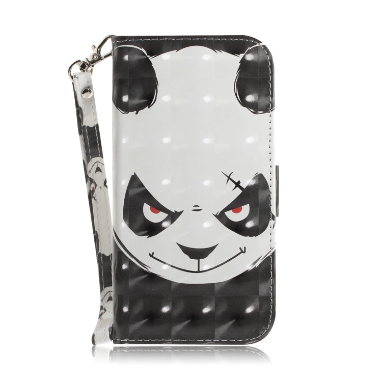 For iPhone 16e 3D Colored Horizontal Flip Leather Phone Case(Angry Bear) by bashfashion