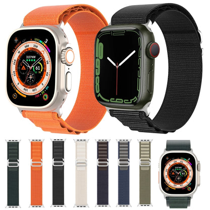 For Apple Watch SE 2022 44mm DUX DUCIS GS Series Nylon Loop Watch Band(Orange) by DUX DUCIS