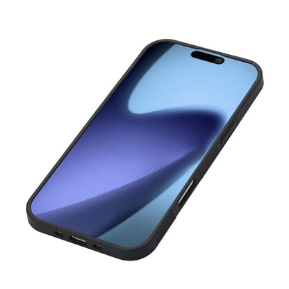 For iPhone Air LC.IMEEKE 3 in 1 Carbon Fiber Texture Shockproof Phone Case(Black) by LC.IMEEKE