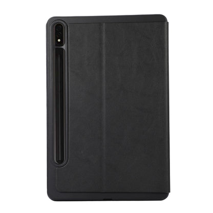 For Samsung Galaxy Tab S10 FE / S9 FE / S9 TPU Flip Tablet Protective Leather Case(Black) by bashfashion