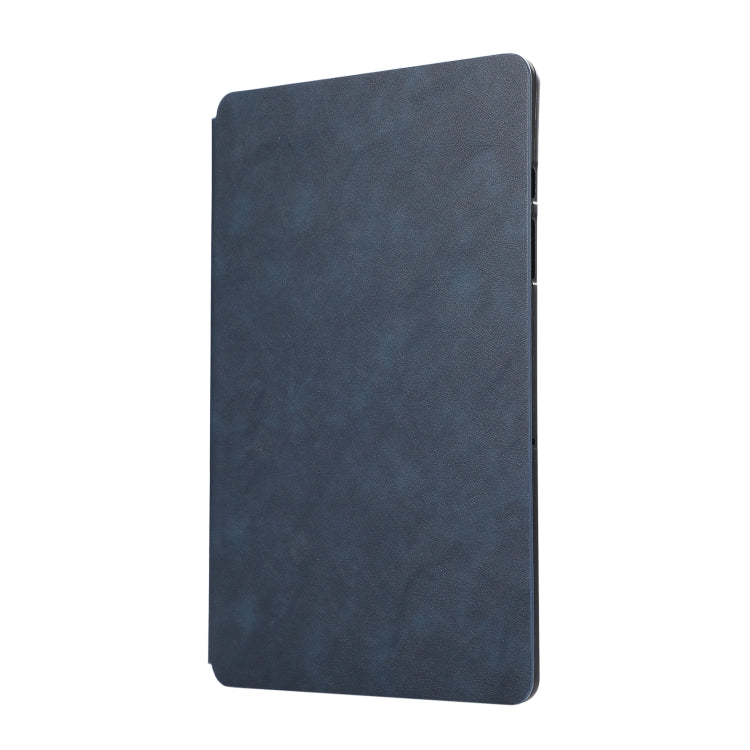 For Samsung Galaxy Tab A9+ TPU Flip Tablet Protective Leather Case(Dark Blue) by bashfashion